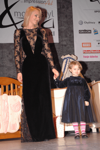 Sukienka na galę z Atelier Mody Hanny Bieńkowskiej uszyta na miarę dla Anny Samosionek